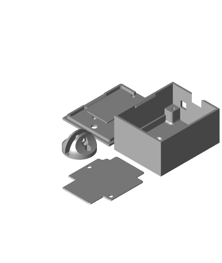 BikeLapse Camera Trigger V3p13 -- COMPLETE (PRINT BED LAYOUT) 3d model