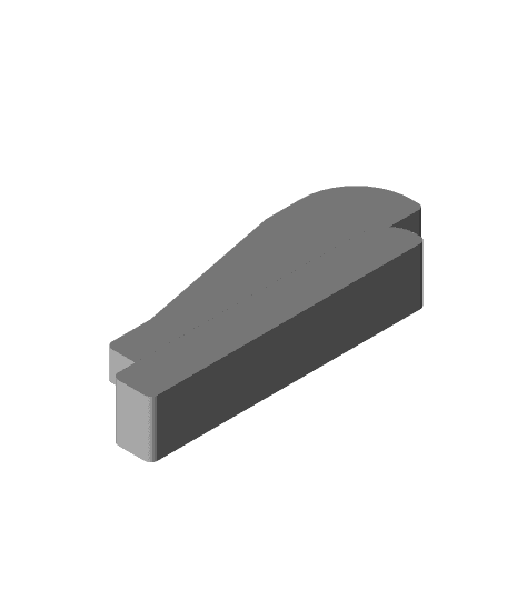 p-slot rail hook 3d model