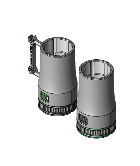 10mm DEEP 24oz Can Cup  3d model