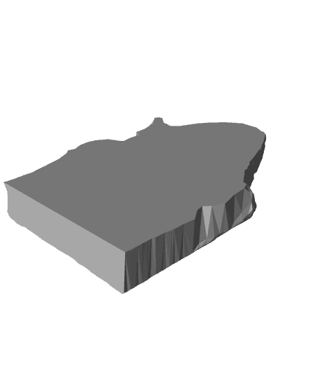 Roman Stela Novi Pazar 3d model