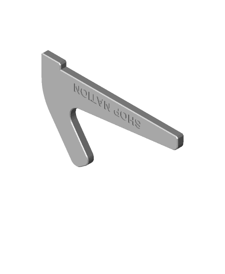 Table Saw Push Stick 3d model