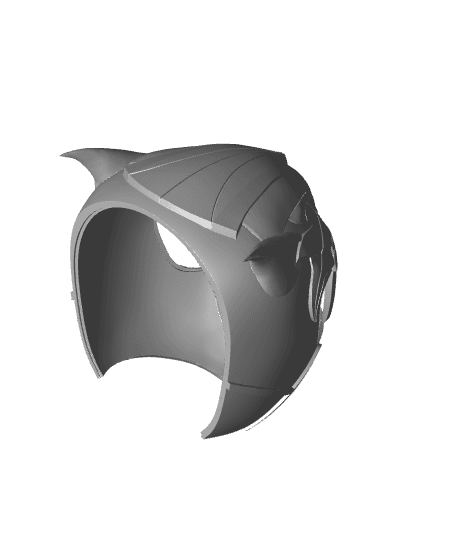 Yellow Griffin Thunderzord Helmet 3d model