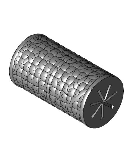 Elipsoid Woven Vase 3d model