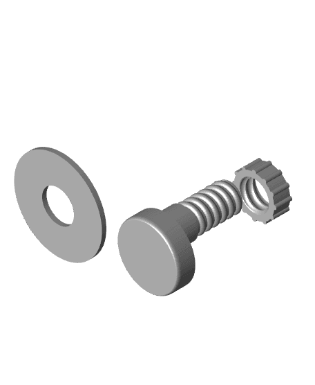 toilet bolt.stl 3d model