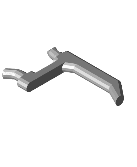 40 mm, Pegboard Click Hook 3d model