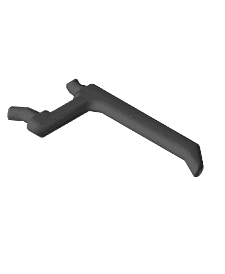 60 mm, Pegboard Click Hook 3d model