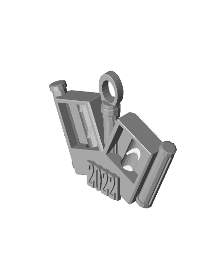 FHW: Modern Christmas Ornament J 3d model