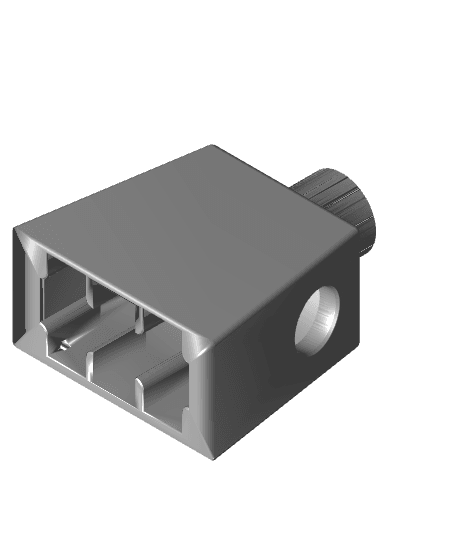 Blank Brick Compatible Torso for Tabbed Inserts 3d model