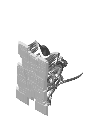 Lord Golloccel - Mounted 3d model