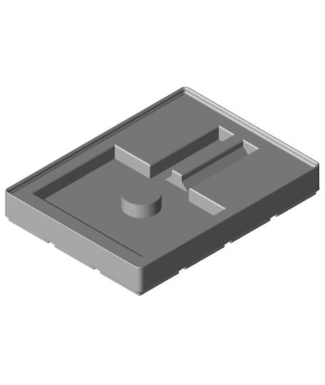 Gridfinity Spanner Hands Vice Holder 3d model