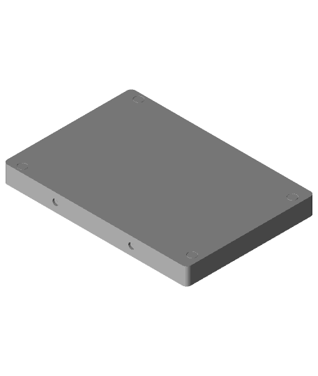 SSD Storage Box Cloud Drive Container  3d model