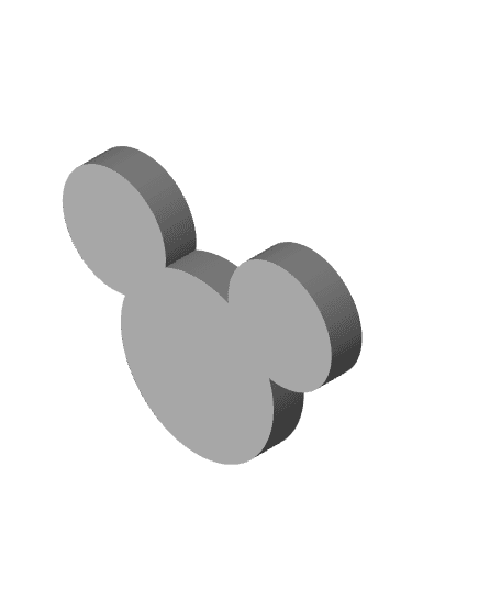 mouse drawer pull 3d model