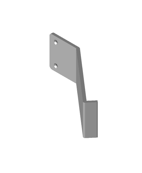 Under Desk or Desk Top Controller Hanger 3d model