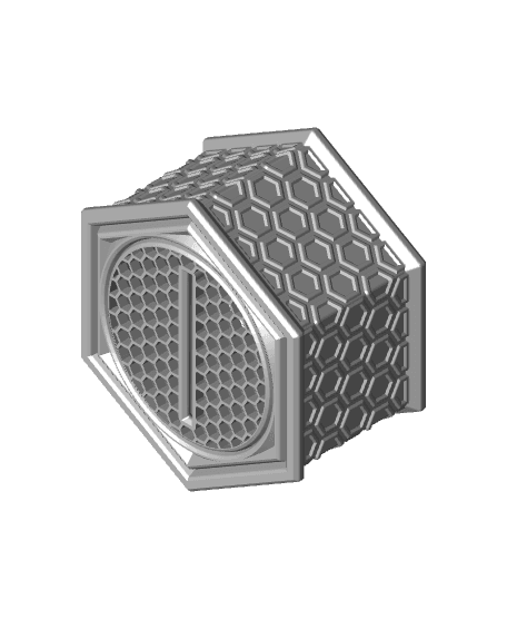 HEXAGONAL PIGGY BANK 3d model