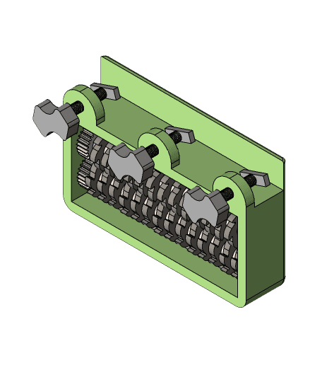 #TidyDesk - Attachable Desk Paper Shredder Iteration 2 3d model