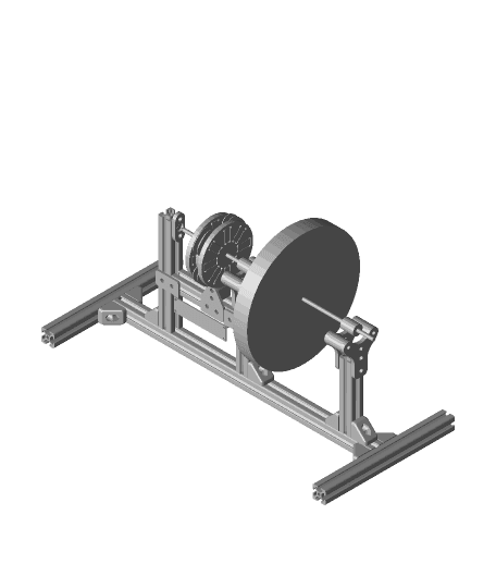 Flywheel Levitation 3d model