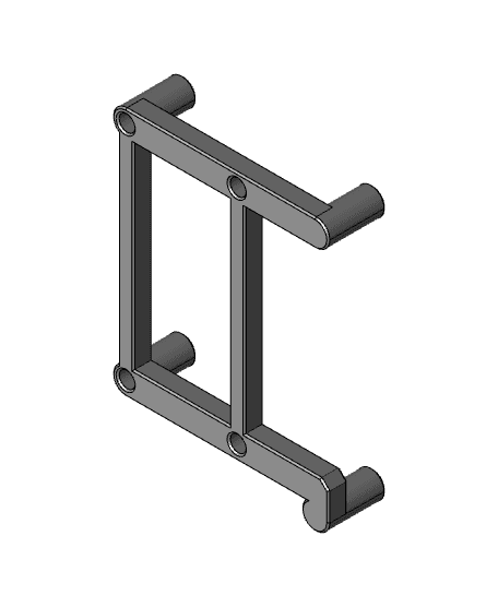 RatRig V-Core 4 BTT Pi Mount 3d model