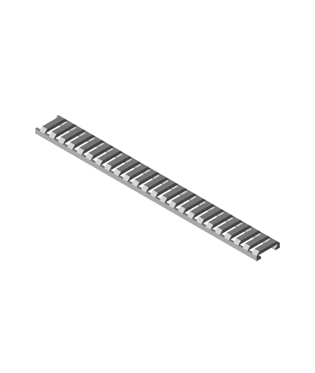 Picatinny Rail Covers 3d model