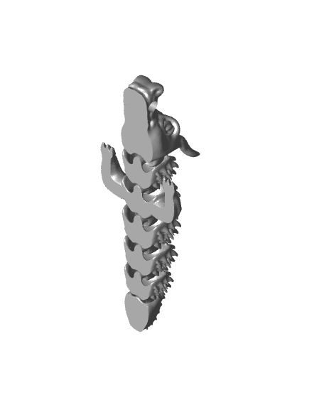 Dragon Keyring 3d model