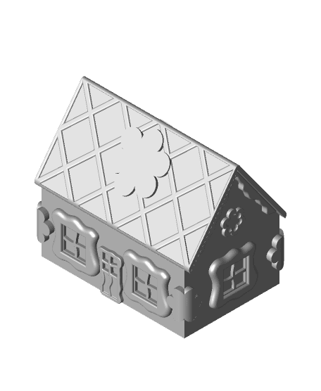 Mini Gingerbread House 3d model