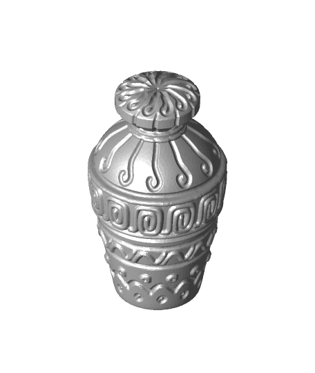 Set of Burial Urns 3d model