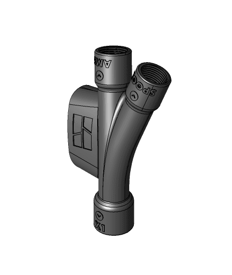 Bambu Lab Y-Splitter (5x5 magnets) 3d model