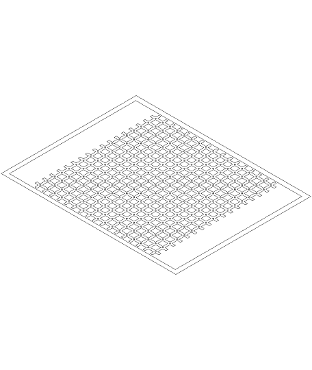 laser nail bed dxf 3d model