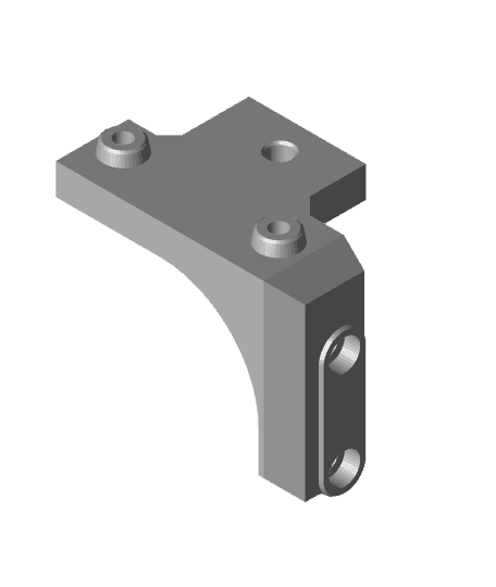 HMG7.2 Bondtech LGX LIte Front Part 1 Mount.stl 3d model