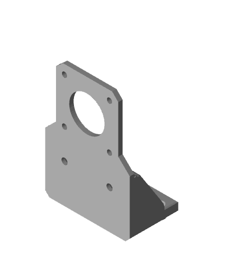 HMG7 EZR Struder Tall Rear Mount.stl 3d model