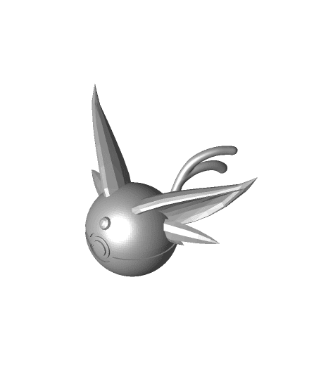 EspeBall Espeon Themed Opening Pokeball - Fan Art 3d model