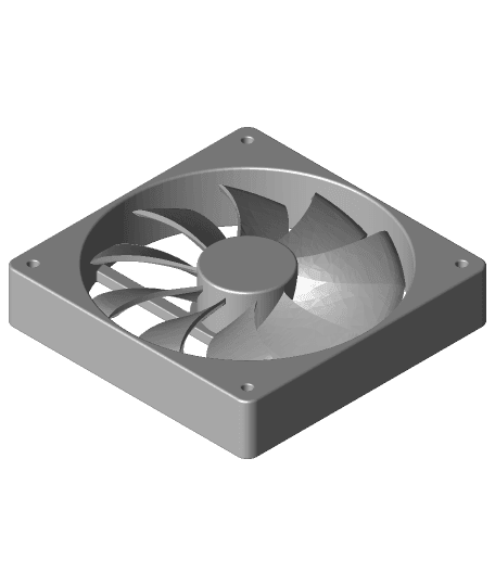 120mm Case Fan.stl 3d model