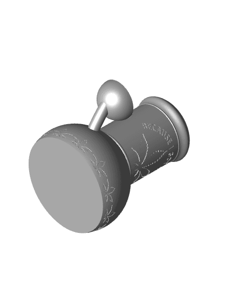 Bong Can Holder with 1 oz shot 3d model