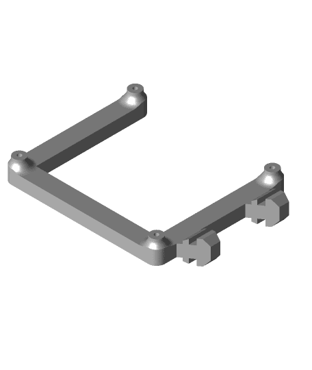 Simple 3D printer Pi mount 3d model