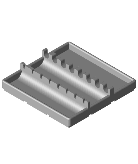 Gridfinity Desoldering Needels Holder 3d model