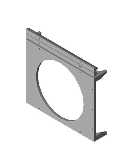 (WIP) Laptop Stand w/ 140mm Fan Mount  3d model