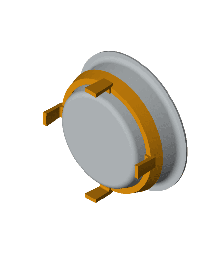 Dogplatteholder 3d model