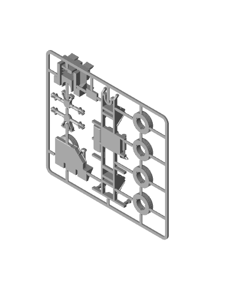 Saurer 6DM 1/64 kit card 3d model