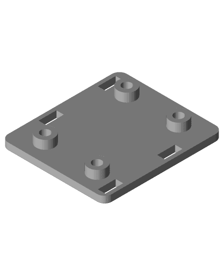 Ikea Skadis mount board 3d model