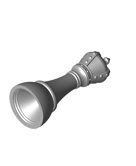 King Chess Piece Stash Container (stash portion optional) 3d model