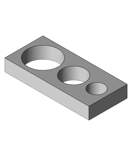 Horizontal Hole Test 3d model