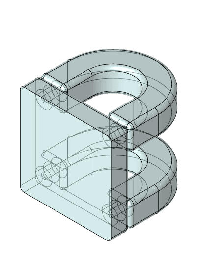 Magnetic Cable Managment 3d model