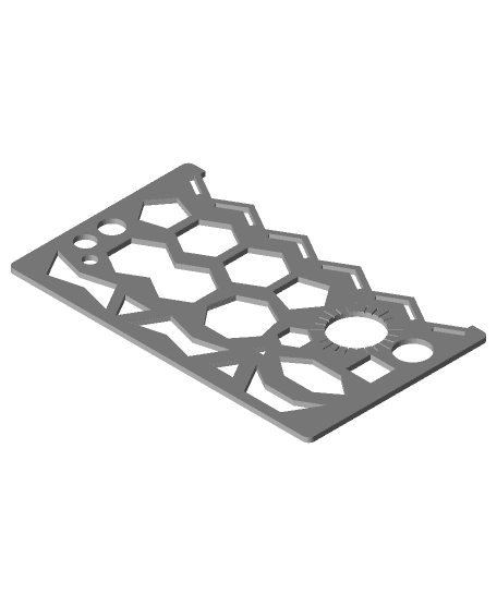 Chemisty Stencil - BackToSchool 3d model