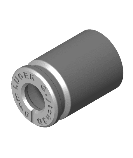 9mm Hollow point Can Cup - 12oz 3d model