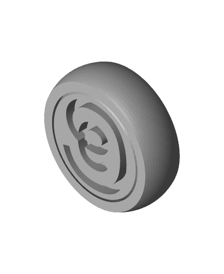 Threads Gyro Fidget Toy 3d model