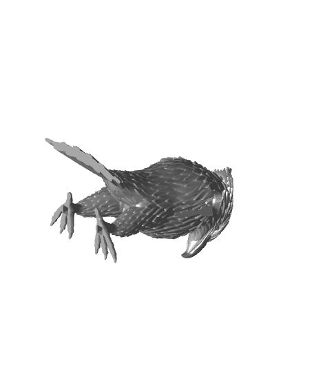 Eagle Emerging- Ravenclaw Inspired Book Nook 3d model