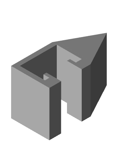 Peugeot 405 windscreen washer clip 3d model