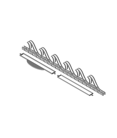 Vertical Knife Stand 3d model