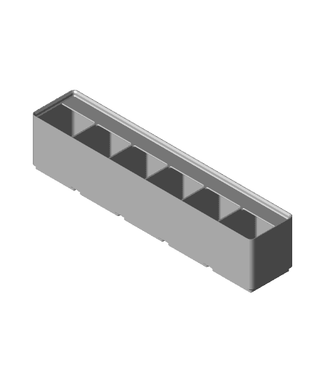 Divider Box 5x1x6 6-Compartment.stl 3d model