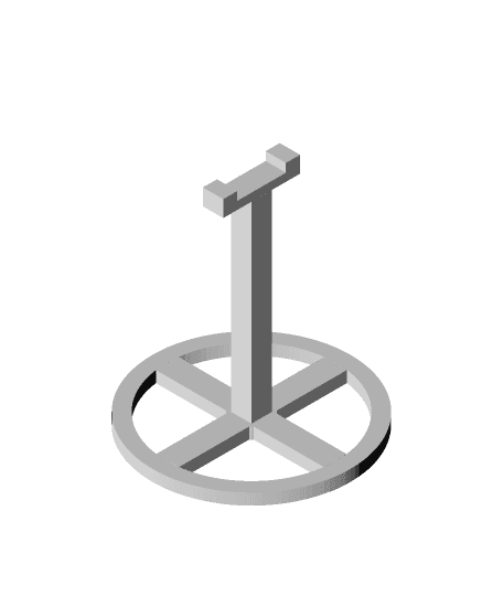 head set stand  3d model