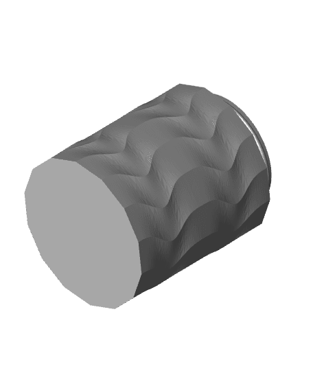 wavy jar (body).stl 3d model